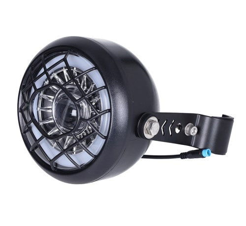 Fat - Fat Bike koplamp v20 pro 4 polige blauwe stekker m/lampsteun