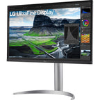 Lg ultrafine 27uq850v-w 27 4k uhd monitor (wit zilver, 2x hdmi, displayport, 2x usb-a, usb-b, usb-c)