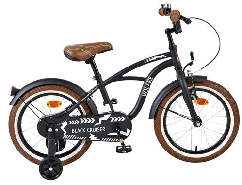 Yipeeh - Yipeeh 16 inch fiets black cruiser 51646