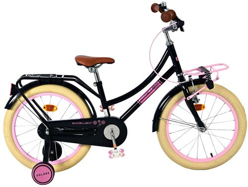 Volare - excellent kinderfiets - meisjes - 18 inch - zwart