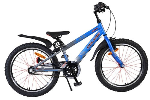 Volare - 20 inch fiets rocky 3v remnaaf blauw/grijs 42015