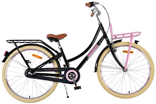 Volare Excellent vélo pour enfants - Girls - 24 pouces - noir - 3 engrenages