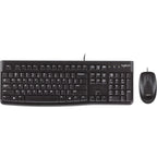 Logitech desktop mk120, desktopset (zwart, eu lay-out (qwerty), rubberdome, retail)