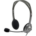 Headset logitech 981-000593 grijs