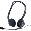 Pc headset logitech 960 zwart stereo binaural