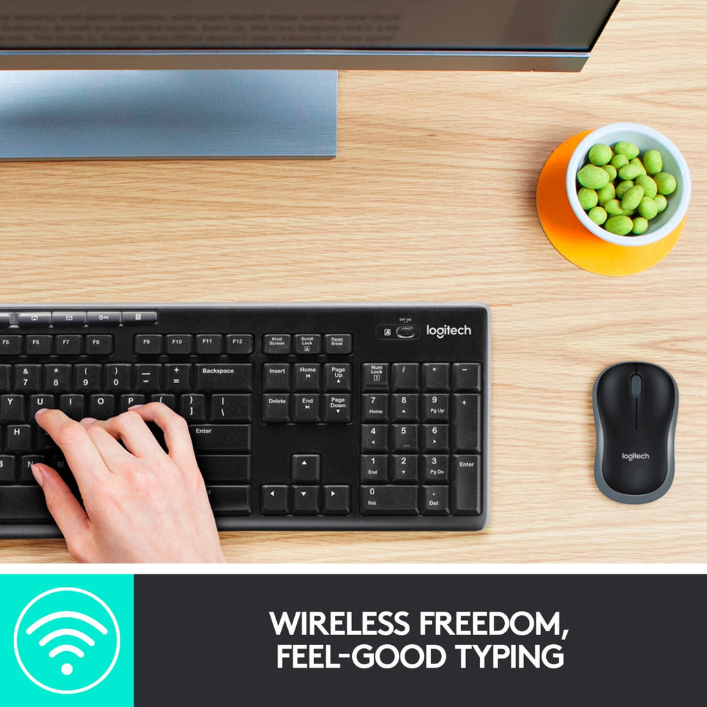 Toetsenbord en muis logitech mk270 qwerty