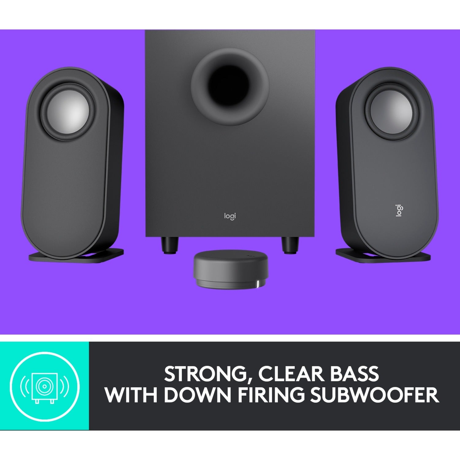 Logitech z407 bluetooth-computerspeakers luidspreker (zwart, bluetooth)