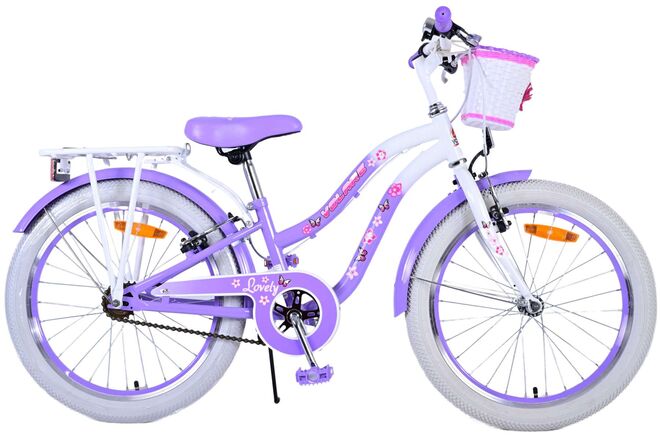 Volare lovely kinderfiets - meisjes - 20 inch - paars - 7 versnellingen