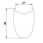 Miche wheel sets graff48 aero black ms 12f.tub.
