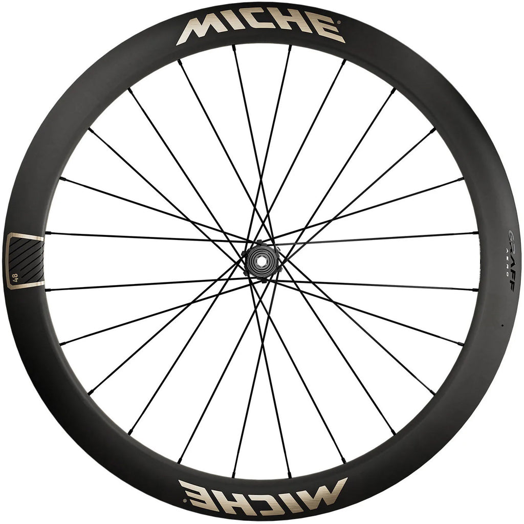 Miche wheel sets graff48 aero black ms 12f.tub.