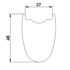 Miche wheel sets graff48 aero black n3w 13f.tub.