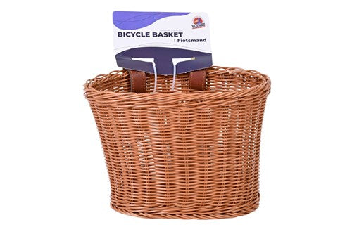 Volare - Rieten mandje middel met riempjes voor 16-20 inch