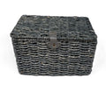 Bakkersmand blauwgrijs medium 40x26x25 met deksel