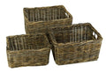 Dr rieten v-ager mand 45x35x25 bruin