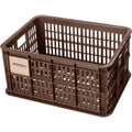 Caisse à vélo Basil S - petite - 17,5 litres - marron