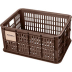 Caisse à vélo Basil S - petite - 17,5 litres - marron