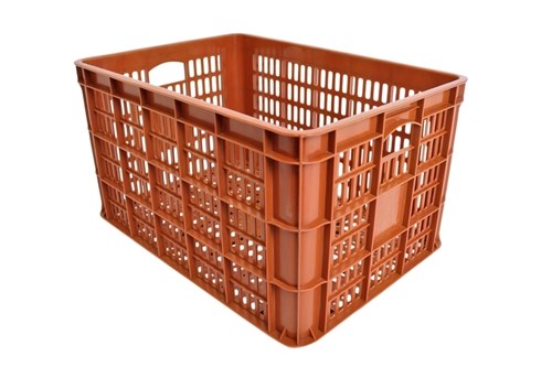 Tormino caisse PVC grande marron 49l 48x35x27