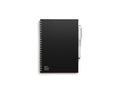Moyu uitwisbaar notitieboek - hardcover a5 - pitch black