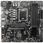 Msi pro b760m-p socket 1700 moederbord (zwart, raid, gb-lan, sound, µatx)