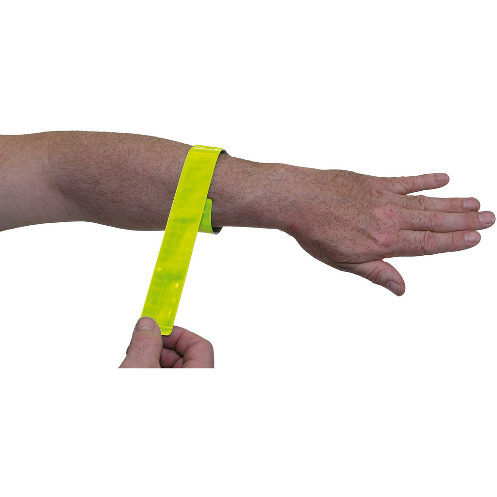 Messingschlager - Messingschlager reflector snapwrap armen en benen geel (2st)