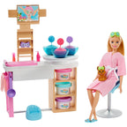 Barbie face mask spa day speelset pop