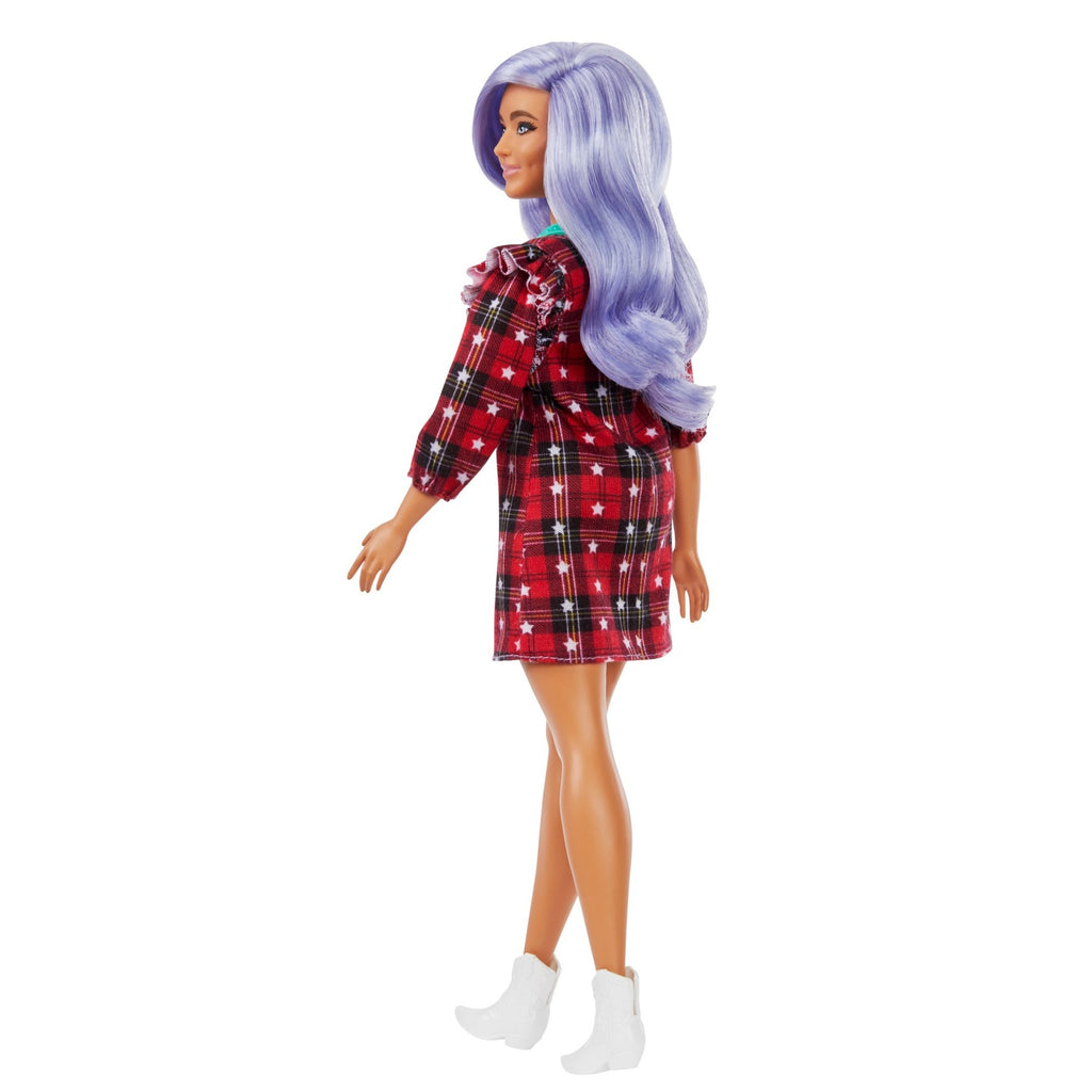 Mattel Fashionistas Doll 157 Red Plaid Dress