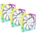 Montech ax120 fan pwm 3-pack rgb case fans (wit, 3 stuks, 120 x 120 x 25 mm)