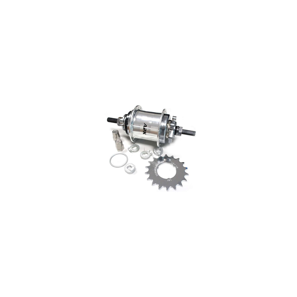STURMEY ARCHER - STURMEY ARCHER getriebenabe "automatic a2k" dual. automatic hub st.a. disc 36l. silver