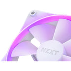 Nzxt f140 rgb duo case fans (wit, 2 stuks, 140 x 140 x 25 mm, pwm, incl. controller)