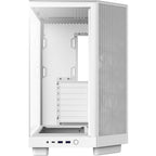 Nzxt h6 flow midi tower behuizing (wit | 2x usb-a | 1x usb-c | tempered glass)