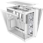 Nzxt h9 elite midi tower behuizing (wit | 2x usb-a | 1x usb-c | rgb | tempered glass)