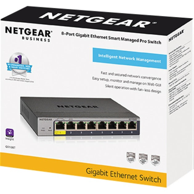 Netgear gs108t v3 switch (retail)