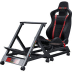Next level racing gttrack simulator cockpit racing simulator (zwart)