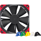 Noctua nf-f12 pwm chromax.black.swap case fan (zwart, 120 x 120 x 25 mm)