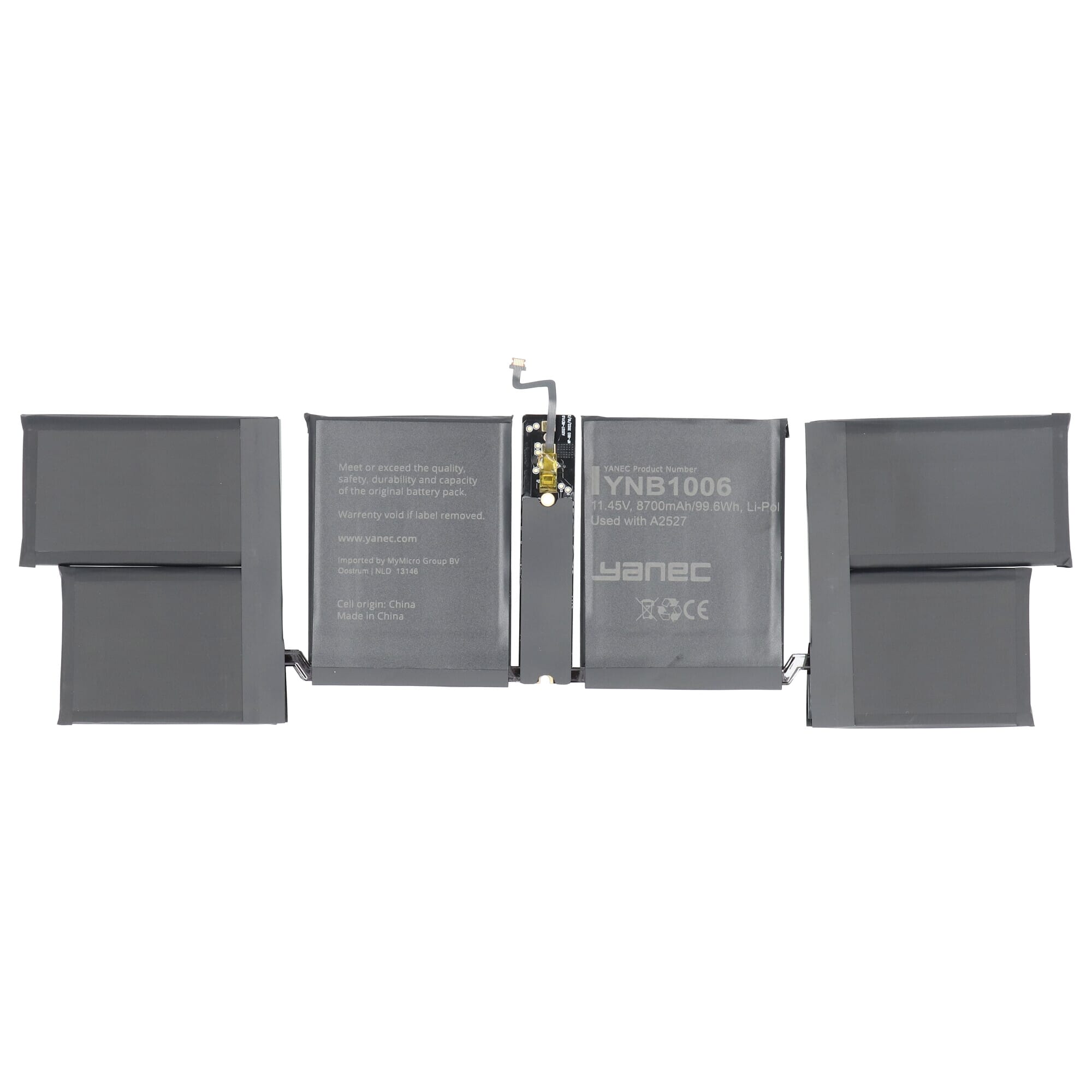 Yanec - macbook accu 8700mah