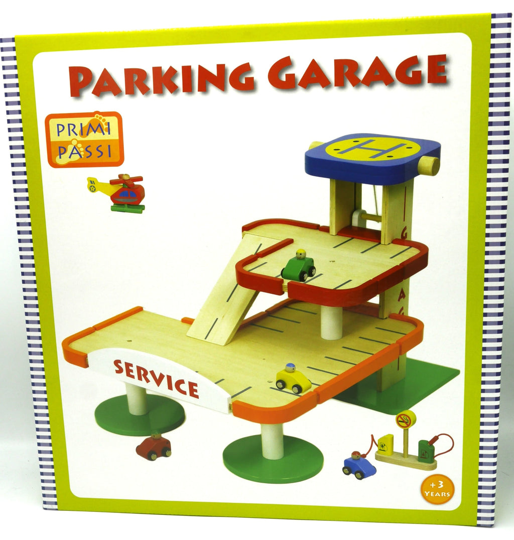 Jonotoys - Jonotoys Primi passi - houten parkeer garage