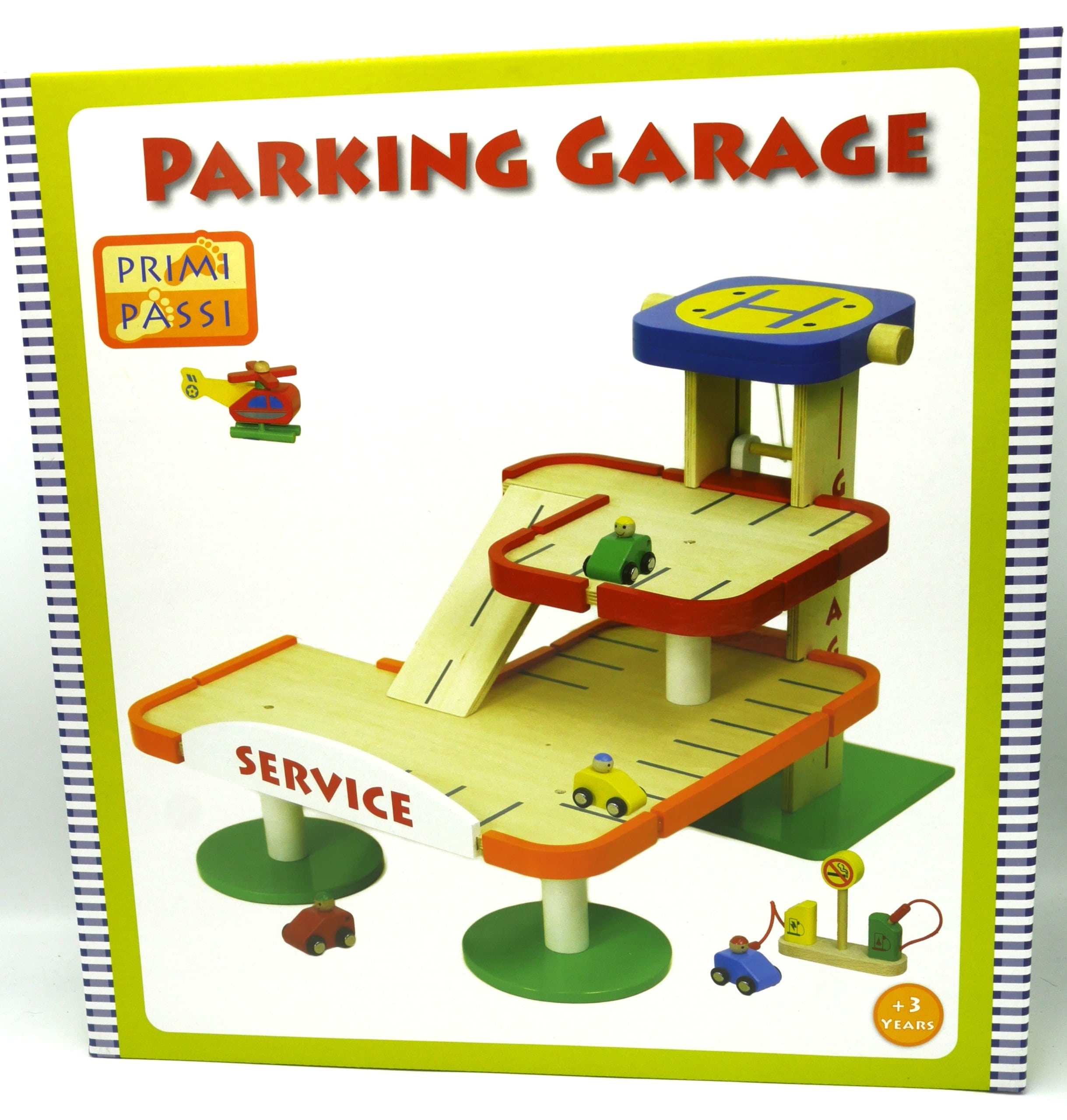 Jonotoys - Jonotoys Primi passi - houten parkeer garage