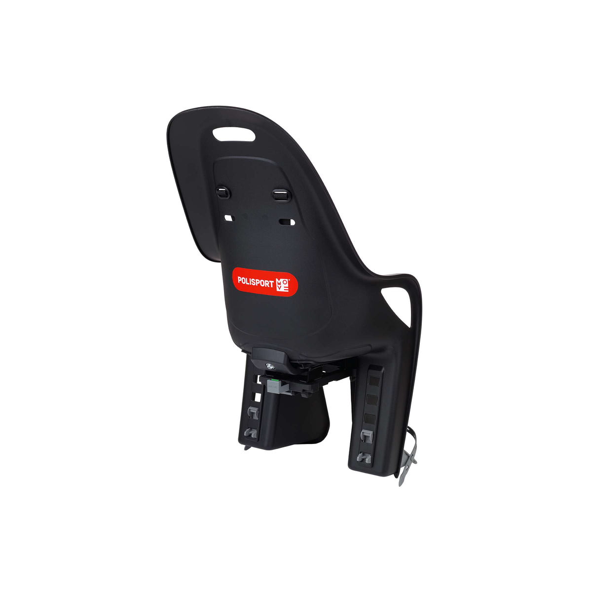 Polisport - achterzitje koari mik-hd zwart/grijs