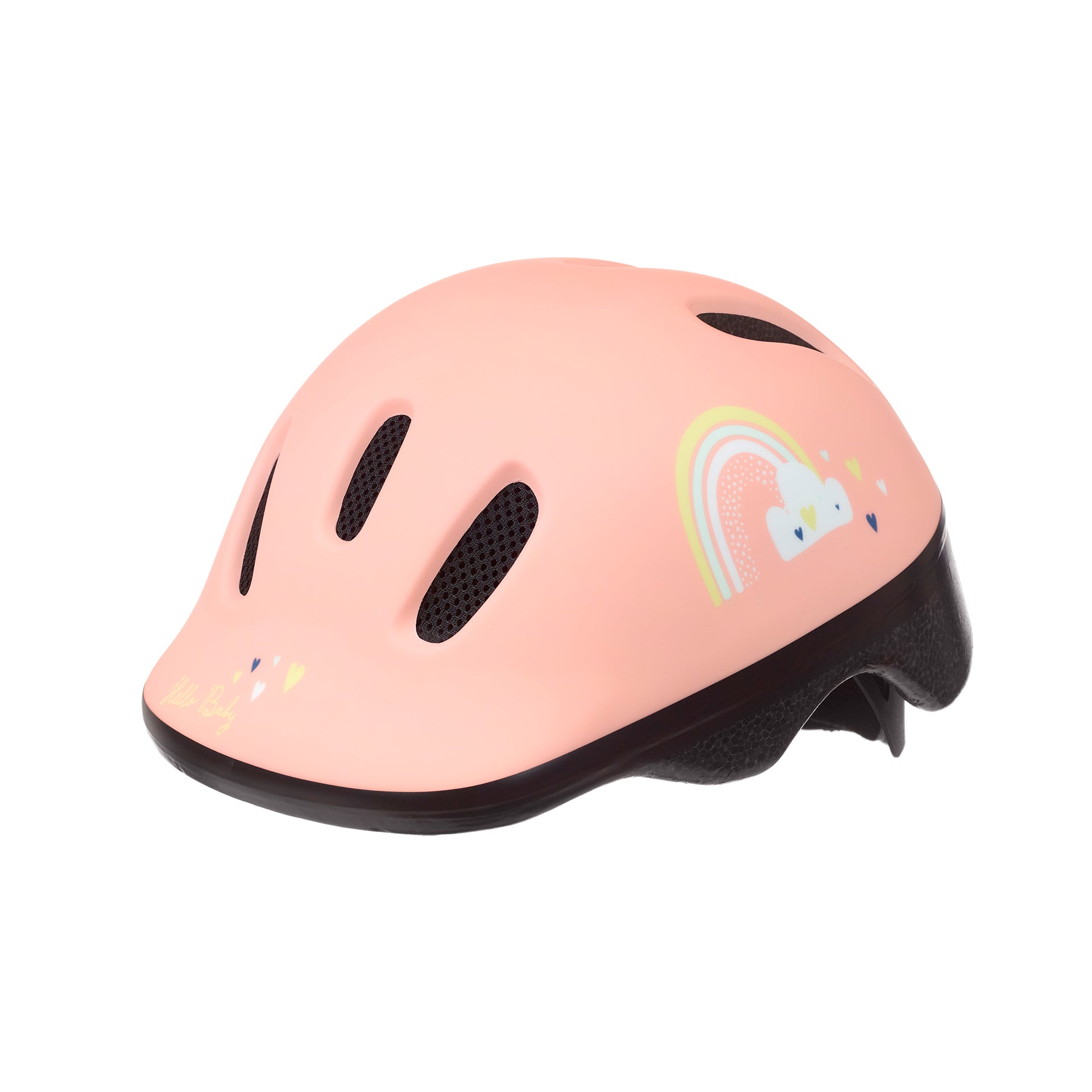 Polisport casque bébé happy rainbow xxs 44-48 cm rose