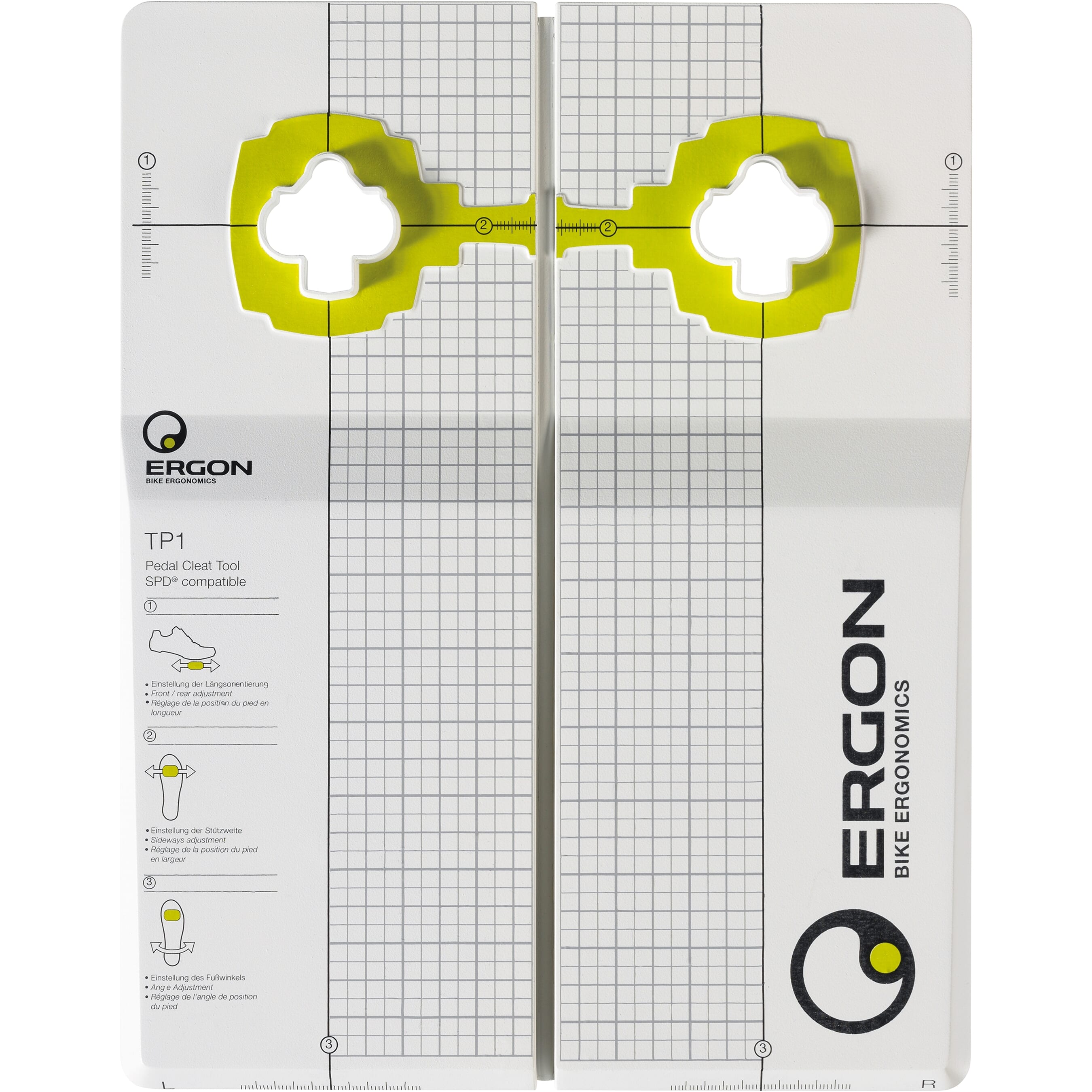 Ergon - Ergon afstelmal tp1 spd plaat