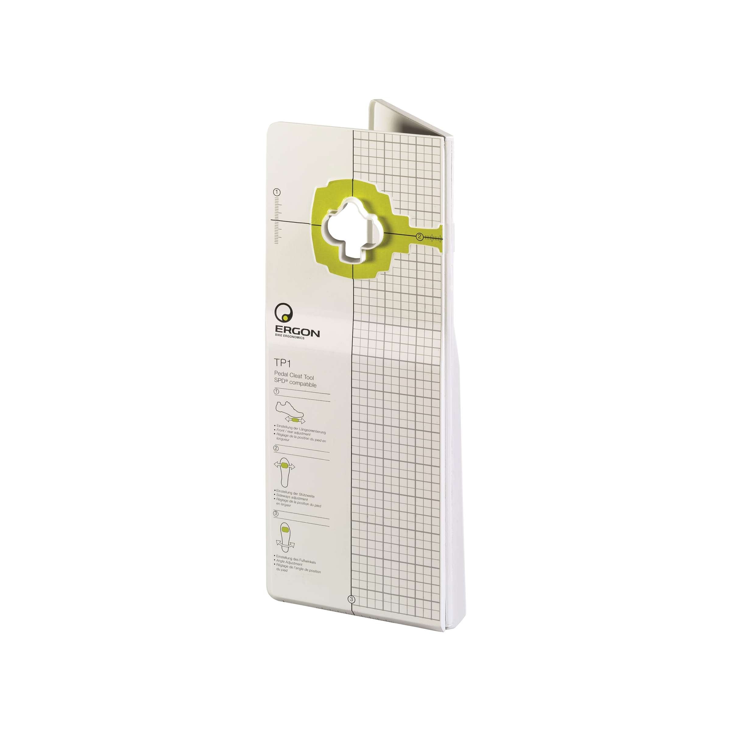 Ergon - Ergon afstelmal tp1 spd plaat