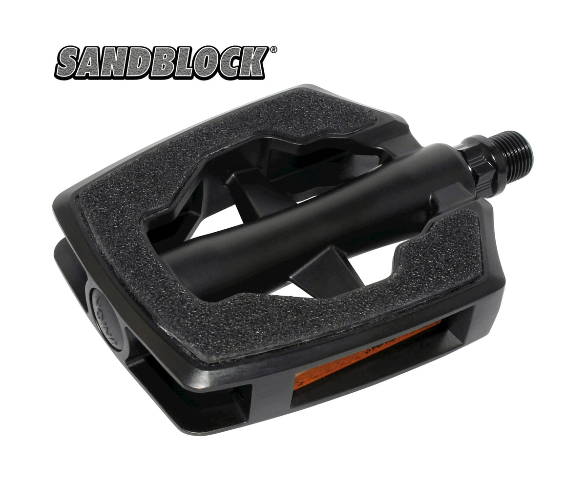 Union - pedalen sp-890aluminium mat zwart sandblock bulk