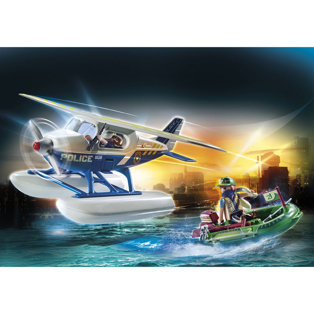 Playmobil City Action Politiewatervliegtuig Achtervolging 70779