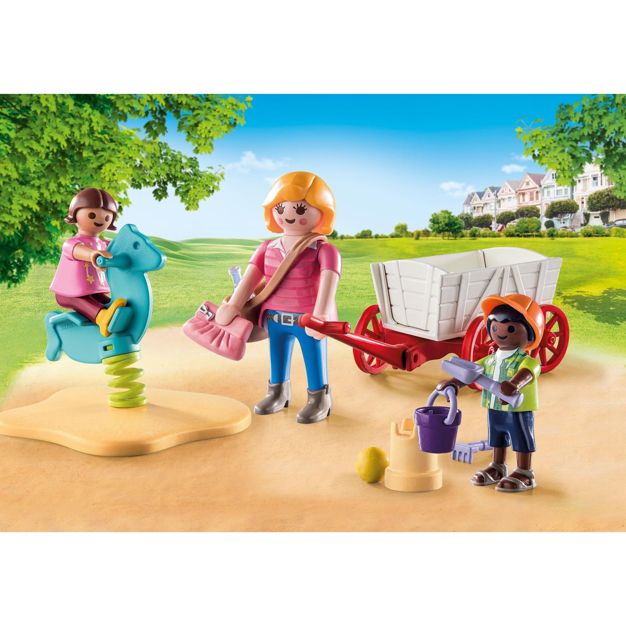 Playmobil starterpack 71258 opvoeder bolderwagen | 2 stuks