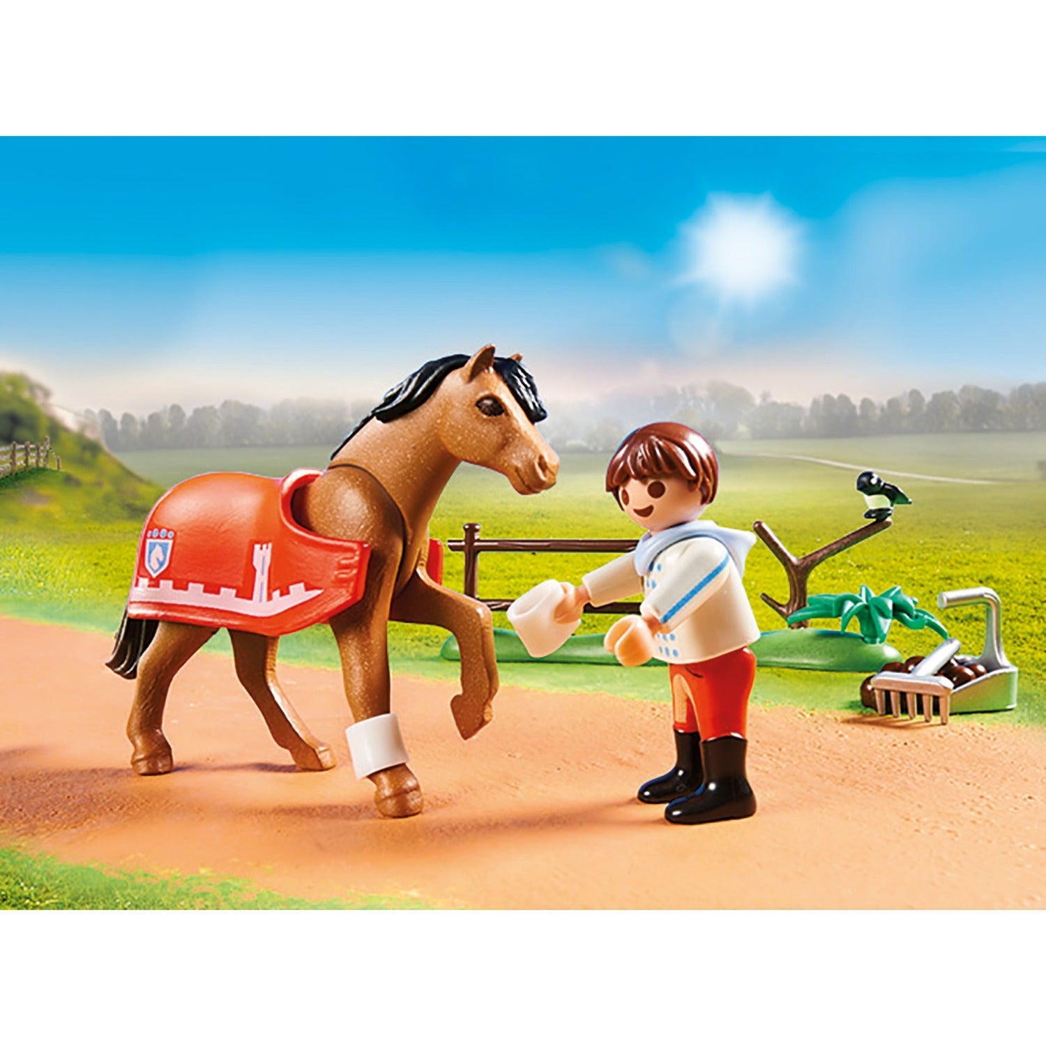 Playmobil 70516 country pony met accessoires