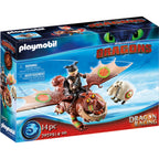 PLAYMOBIL Dragons Dragon Racing: Vissenpoot en Speknekje