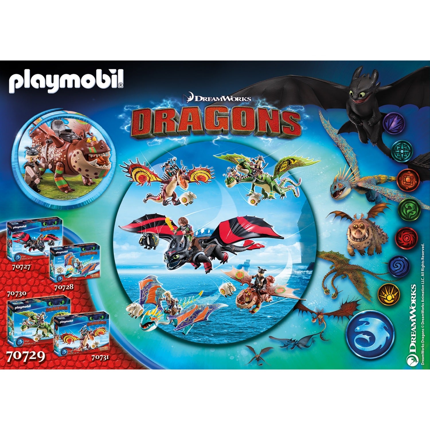 PLAYMOBIL Dragons Dragon Racing: Vissenpoot en Speknekje
