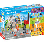 Playmobil figures - my figures: reddingsmissie constructiespeelgoed (70980)