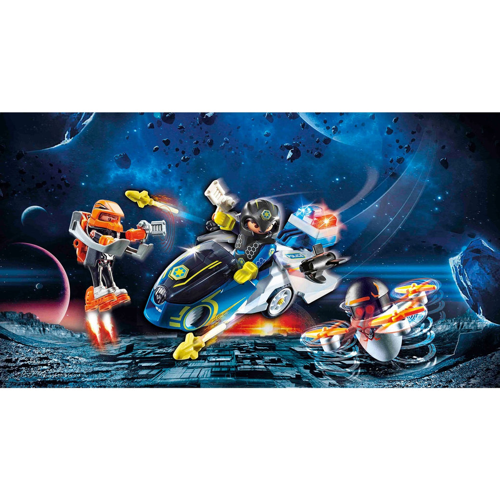 PLAYMOBIL Galaxy Police Galaxy politiemotorfiets