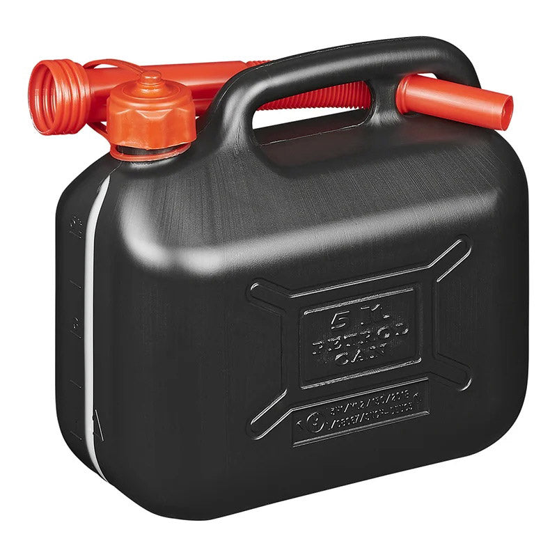 Cyclon proplus jerrycan un-gekeurd 5l kunststof zwart